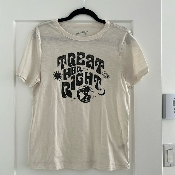 Tops - TREAT HER RIGHT COTTON TSHIRT